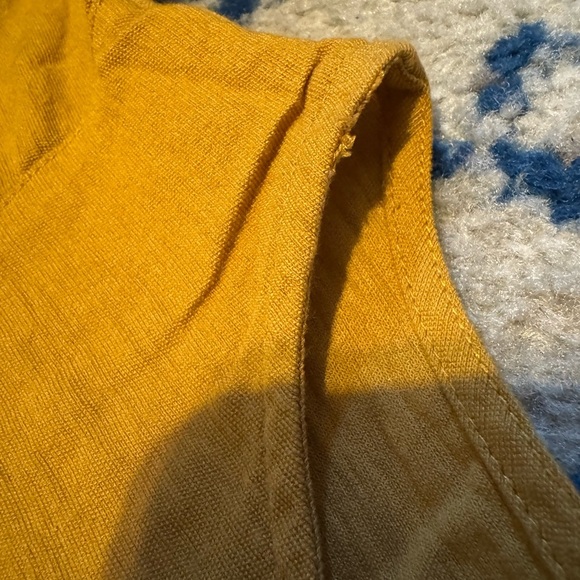 Girl art class Mustard Jumpsuit - Picture 3 of 5